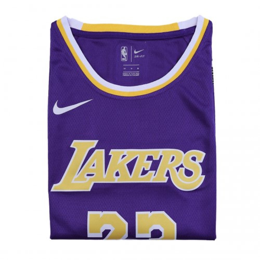 Men's Los Angeles Lakers LeBron James #23 Purple Swingman Jersey - Statement Edition-Pro Kit Vault | Brand New 26/27 Sports Jerseys